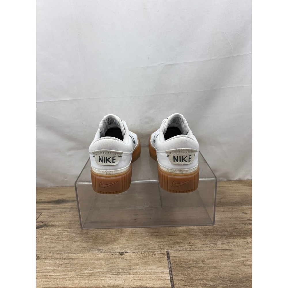 Nike White and Brown Women's Sneakers - Picture 4 of 10